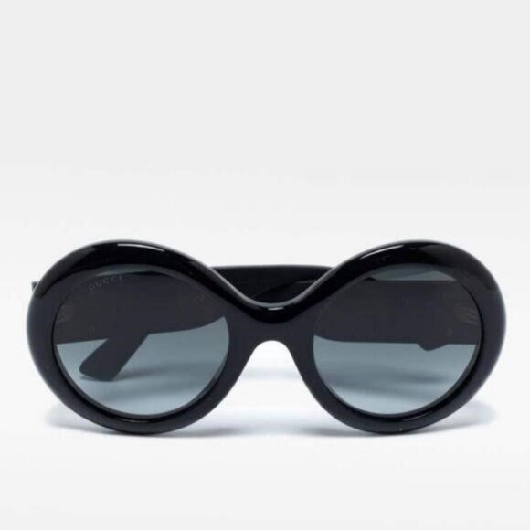 Authentic New Gucci Black GG0101S Round Gradient Sunglasses - Picture 15 of 15